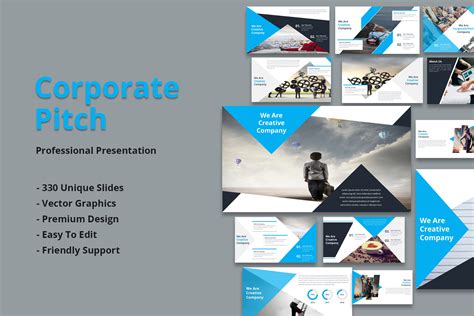 Corporate Pitch Powerpoint Template, a Presentation Template by ...