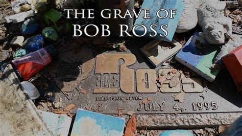 Visiting The Grave of Bob Ross - YouTube