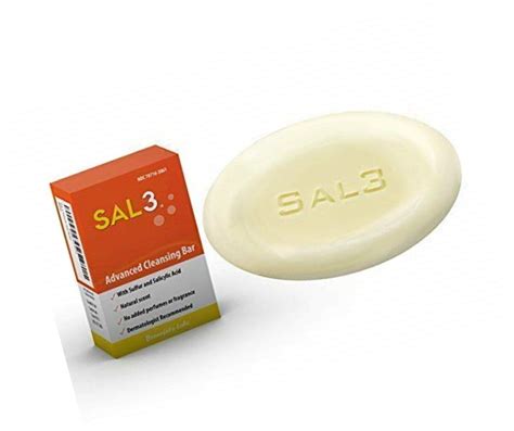 SAL3 Salicylic Acid Sulfur Soap Bar - Special Wash: Acne, Dandruff ...