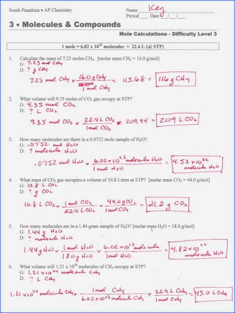 Density Calculations Worksheet Answers – Imsyaf.com