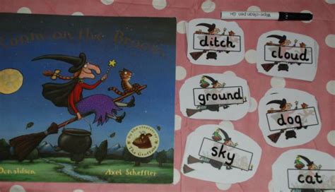 Room on the Broom and rhyming words | Room on the broom, Rhyming words, Rhyming activities