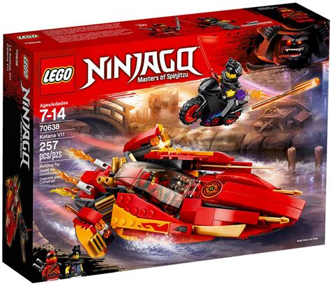 LEGO Ninjago 70638 pas cher, Le bateau Katana V11