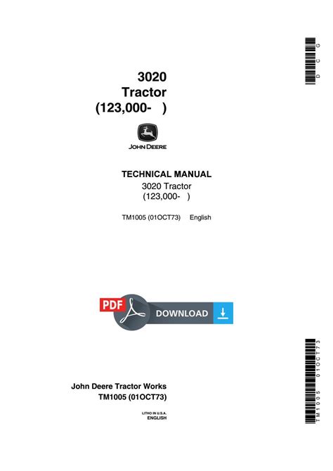 John Deere 3020 Service Manual Pdf by PDFS-Manuals - Issuu