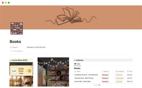 Books Reading List | Notion Template