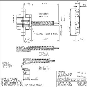 SOSS 2161C Self-Closing Hinge-SOSS Door Hardware