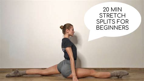 BEGINNER FLEXIBILITY SPLITS TRAINING/ STRETCHING FOR SPLITS - YouTube