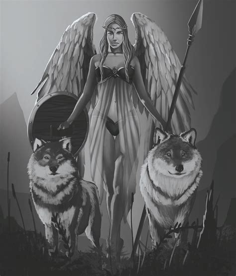 Freya Norse Goddess Art