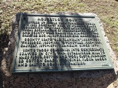 Robertson County - Texas Historical Markers on Waymarking.com