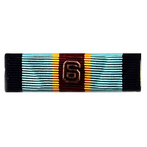 Army Overseas Service Ribbon with Awards 1 to 7 Preassembled