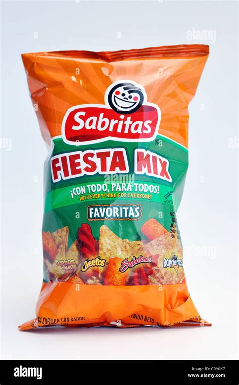 Sabritas Fiesta Mix corn tortilla chips - Mexico Stock Photo - Alamy