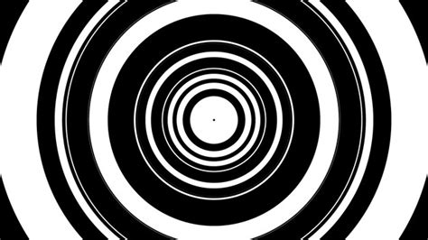 Premium Photo | Black and white circles animation Circular animation with a radial chart design ...