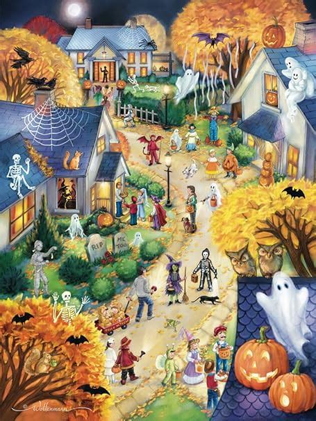 Vermont Christmas Company Halloween Town Jigsaw Puzzle 550 Piece ...