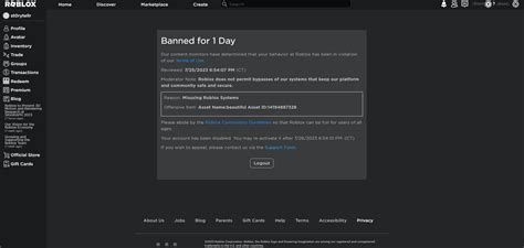 A very odd roblox ban? - Platform Usage Support - Developer Forum | Roblox