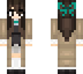 Dazai Osamu - girl version | Minecraft Skin