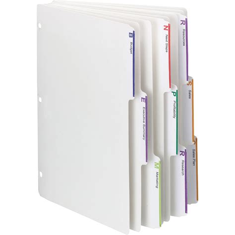 Smead, SMD89413, Viewables 3-Ring Binder Index Dividers, 25 / Box - Walmart.com - Walmart.com