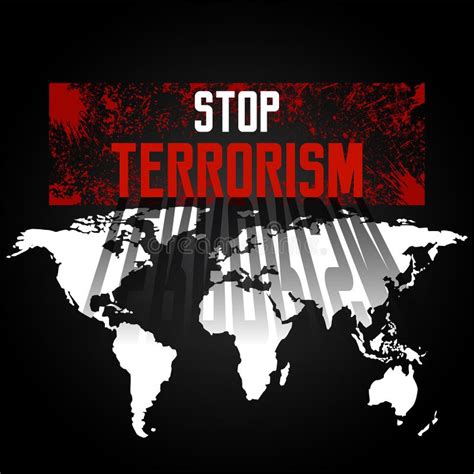 Stop Terrorism Poster Stock Illustrations – 222 Stop Terrorism Poster ...