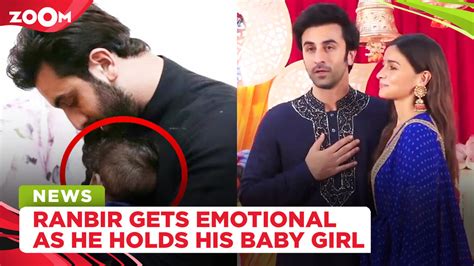 Ranbir Kapoor gets EMOTIONAL as he holds his baby girl for the first ...