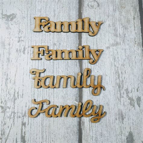 Family words 10 pack - Manchester Craft Blanks