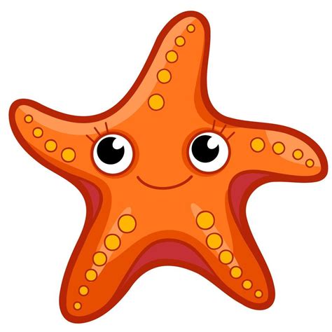 Cute starfish cartoon 8720643 Vector Art at Vecteezy