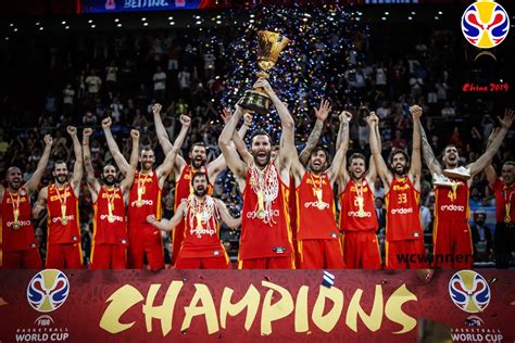 FIBA Basketball WC 2019 - World Cup Winners Info