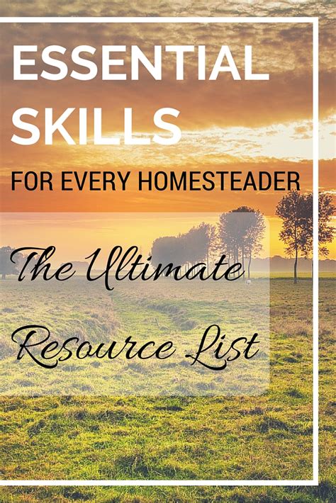 Essential Homesteader Skills - One Ash Homestead