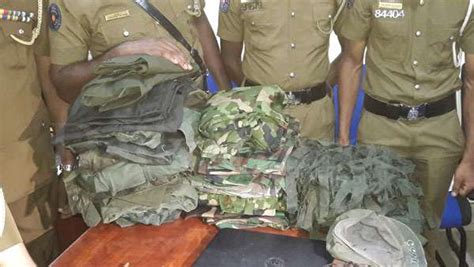 Sri Lankan military uniforms found during drug raid | Tamil Guardian