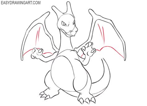 Pokemon Charizard Drawing