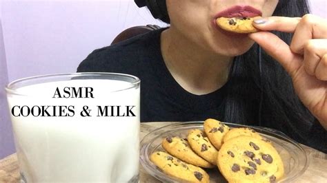 ASMR LETS EAT MILK AND COOKIES (SOFT AND CHEWY EATING SOUND) NO TALKING | SAS-ASMR - a musical ...