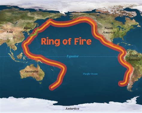 Ring Of Fire: Gigantic Zone Of Frequent Earthquakes And Volcanic ...