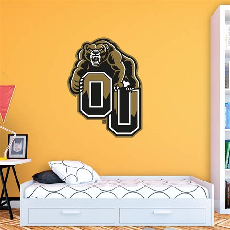 Oakland Golden Grizzlies Logo Wall Decal | Shop Fathead® for Oakland ...