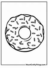 Printable Donut Coloring Pages Updated 2022 Page Food  sketch template