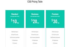 Free Bootstrap Pricing Table for your Project