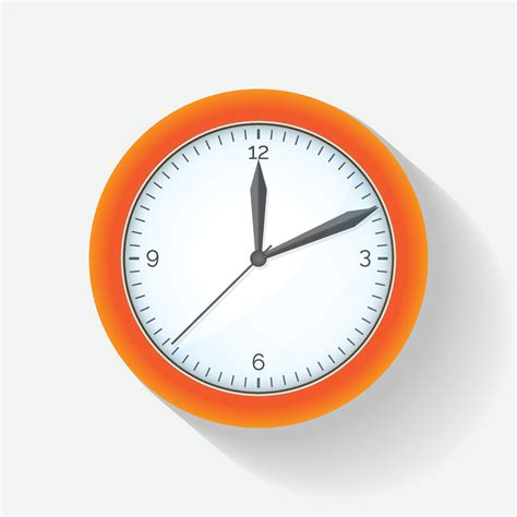 Analog wall clock design 27118191 Vector Art at Vecteezy