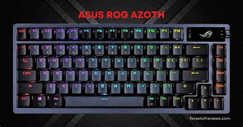 ASUS ROG AZOTH Review 2024 - Best 75% Wireless DIY Custom Gaming Keyboard