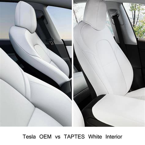 Tesla Model Y Leather Seat Covers for Rear Seats