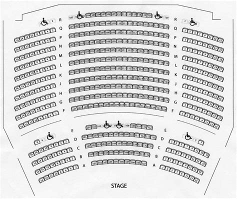 Buckhead Theater Seating Chart