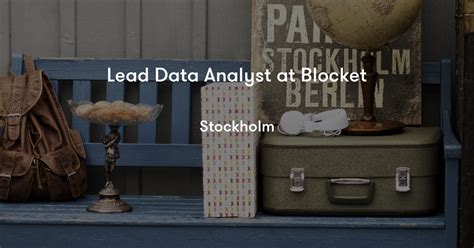 Lead Data Analyst at Blocket - Blocket | Jobylon