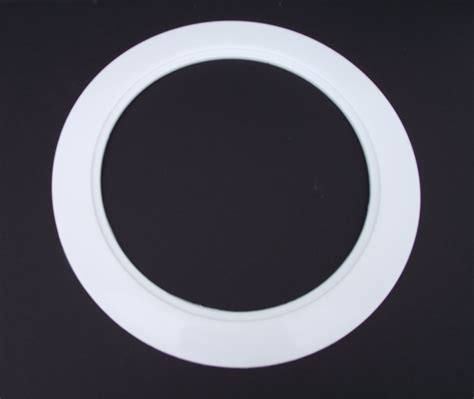 Plastic White Light Trim Ring Recessed Can 6" Inch Over Size Oversized ...