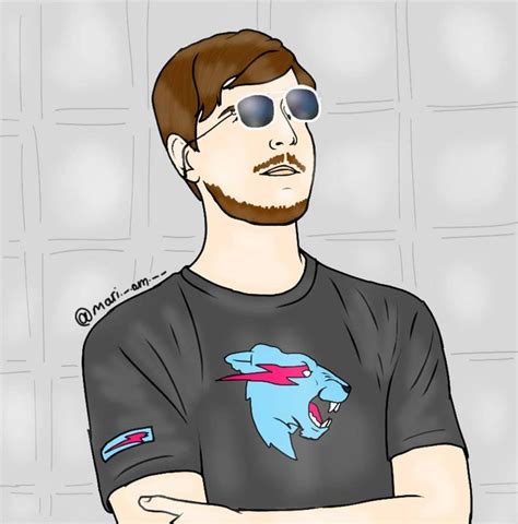 A drawing of @mrbeast @shopmrbeast . . . . #art #artist #artsy #arts # ...