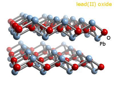 WebElements Periodic Table » Lead » lead oxide