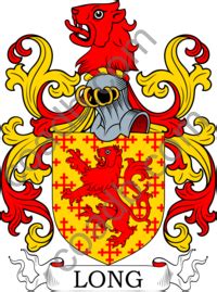 Long Family Crest, Coat of Arms and Name History