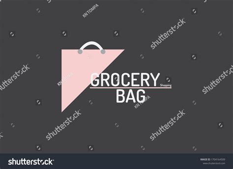 Grocery Shopping Bag Logo Design Vector Stock Vector (Royalty Free ...