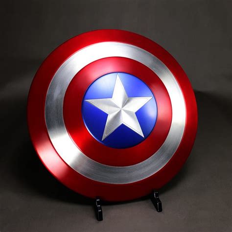 Real Metal Captain America Shield Replica - Marvel Official