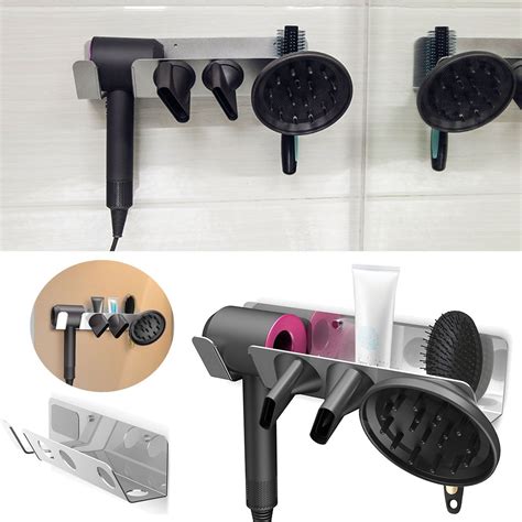 For Dyson Supersonic Hair Dryer Accessories Wall Mount Bracket Aluminum ...