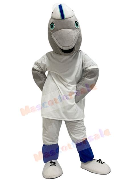 Grey Dolphin Miami Dolphins Mascot Costume Animal