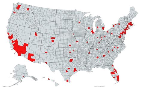 More people live In the red area than in the grey area. Mapsontheweb America Map, North America ...