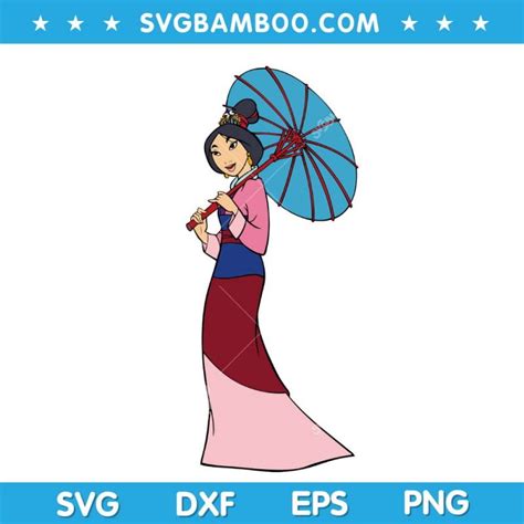 Mulan SVG, Disney Mulan SVG, Disney Character Mulan