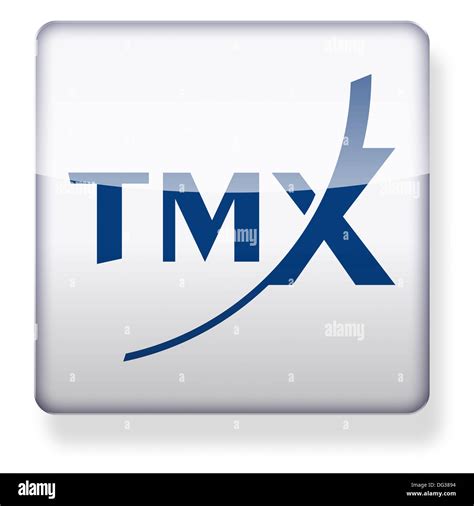 TMX Group logo as an app icon. Clipping path included Stock Photo - Alamy