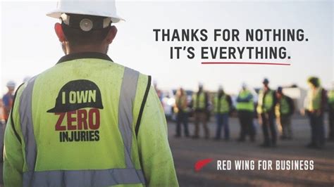 RED WING SHOE COMPANY RECOGNIZES SAFETY PROFESSIONALS FOR KEEPING JOB SITES SAFE BY SAYING ...