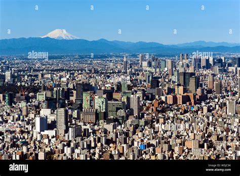 Mt. Fuji Tokyo Skyline Japan Cityscape Stock Photo - Alamy